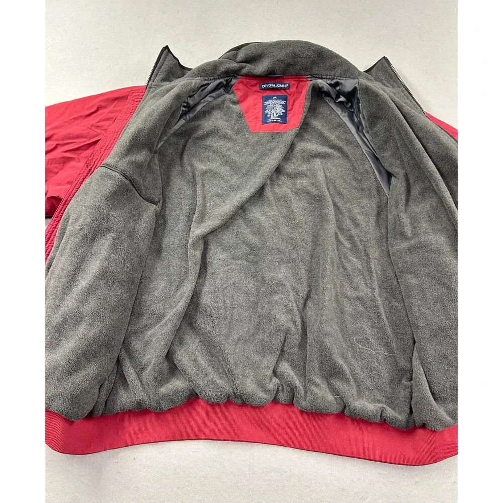 Rare UPS Uniform Devon & Jones Red Jacket 2XL